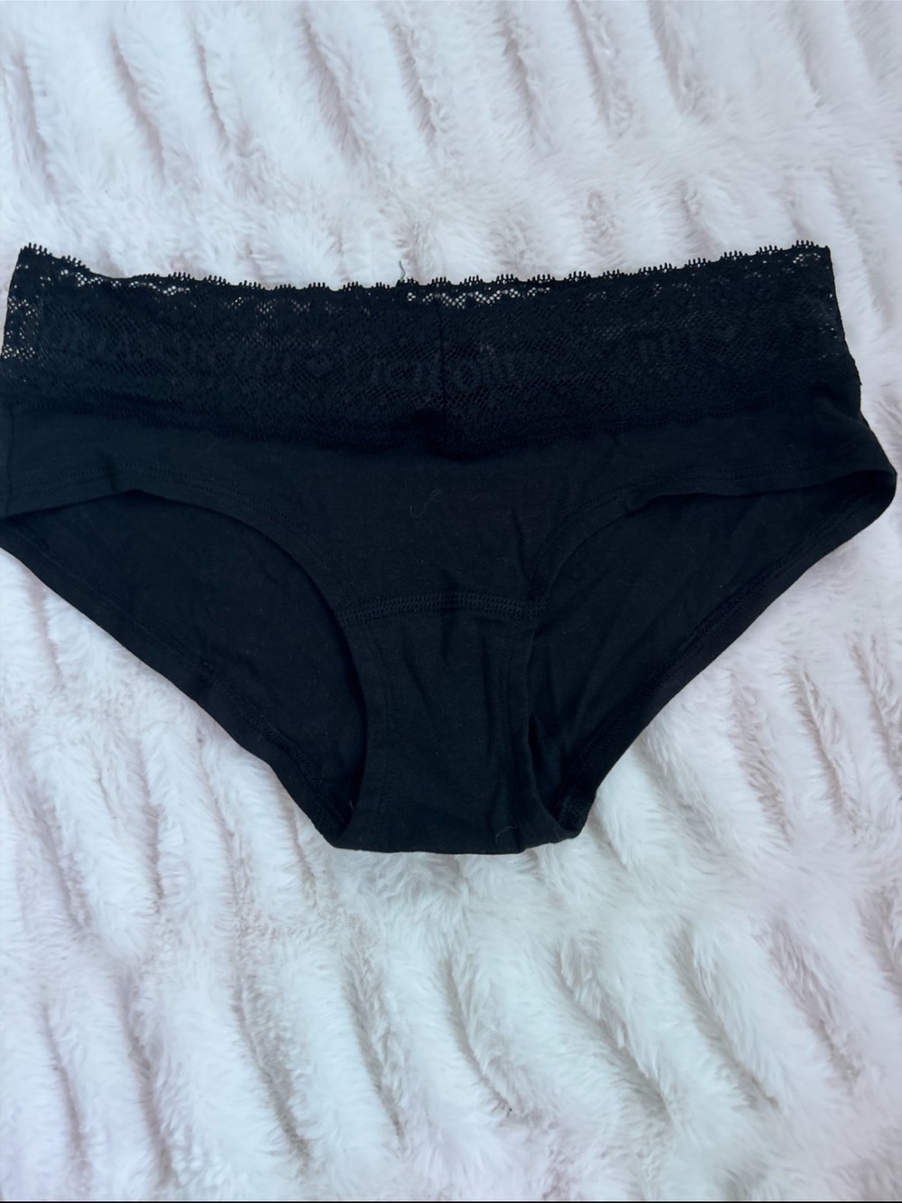 Victoria's Secret Black Lace Hipster Brief